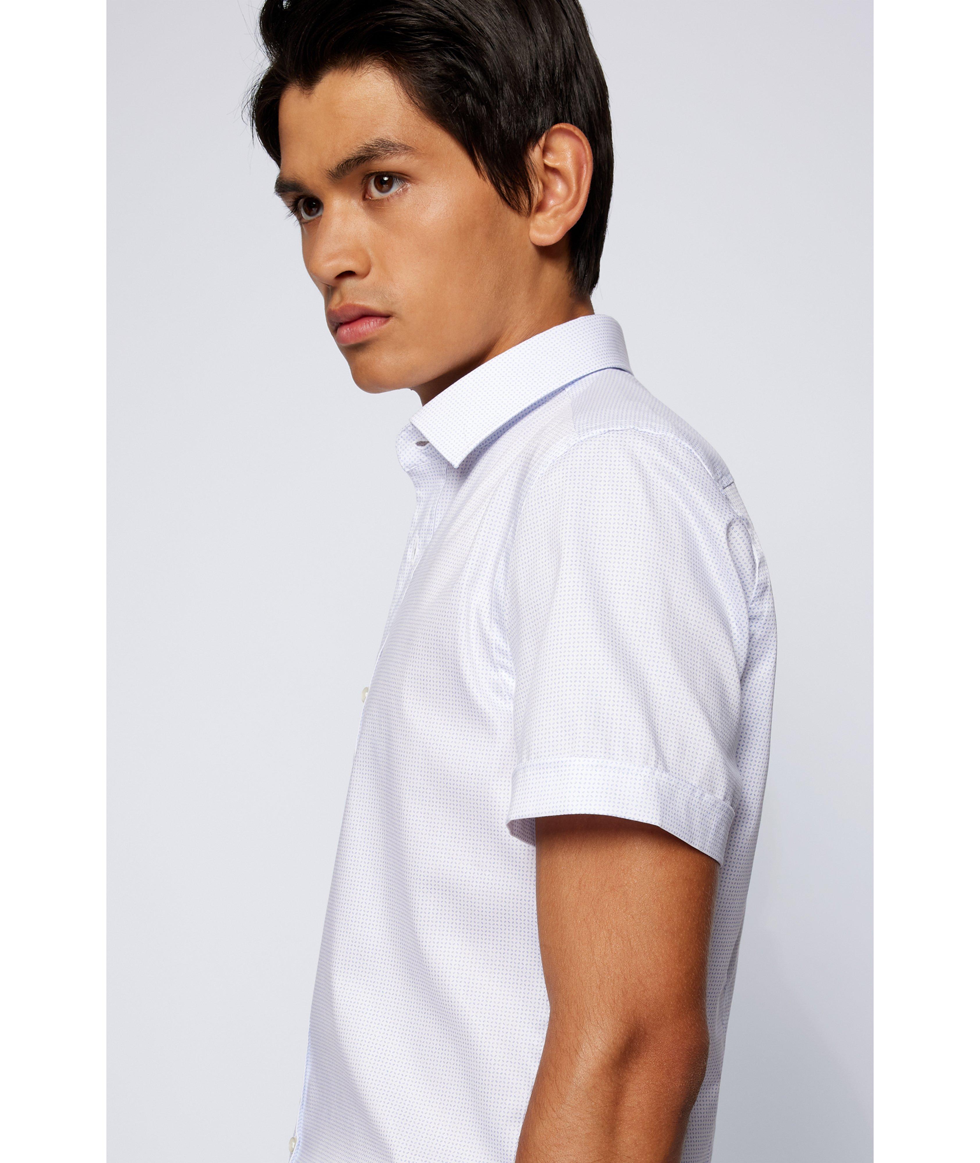 Short-Sleeve Printed Cotton Shirt image 3