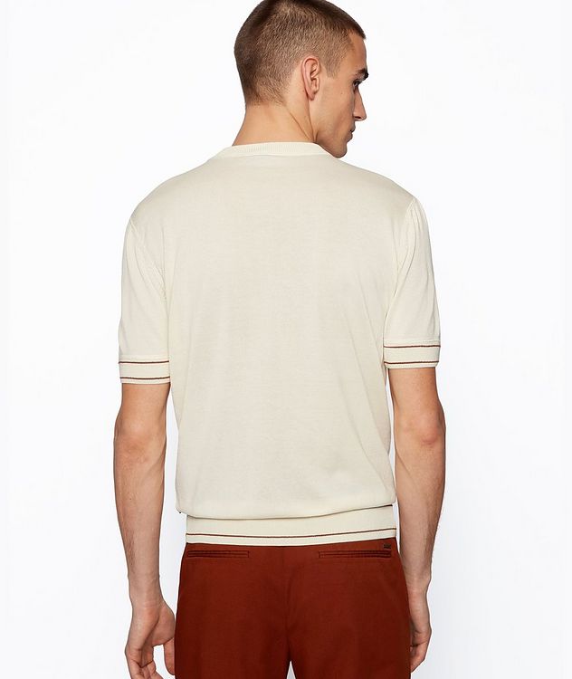 Horelli Knit Mercerized Cotton T-Shirt picture 3