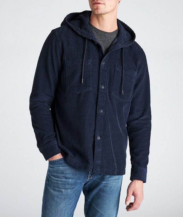 Corduroy Hooded Shirt picture 2