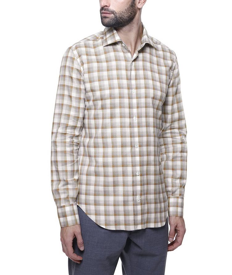 Checked Cotton Sport Shirt image 3