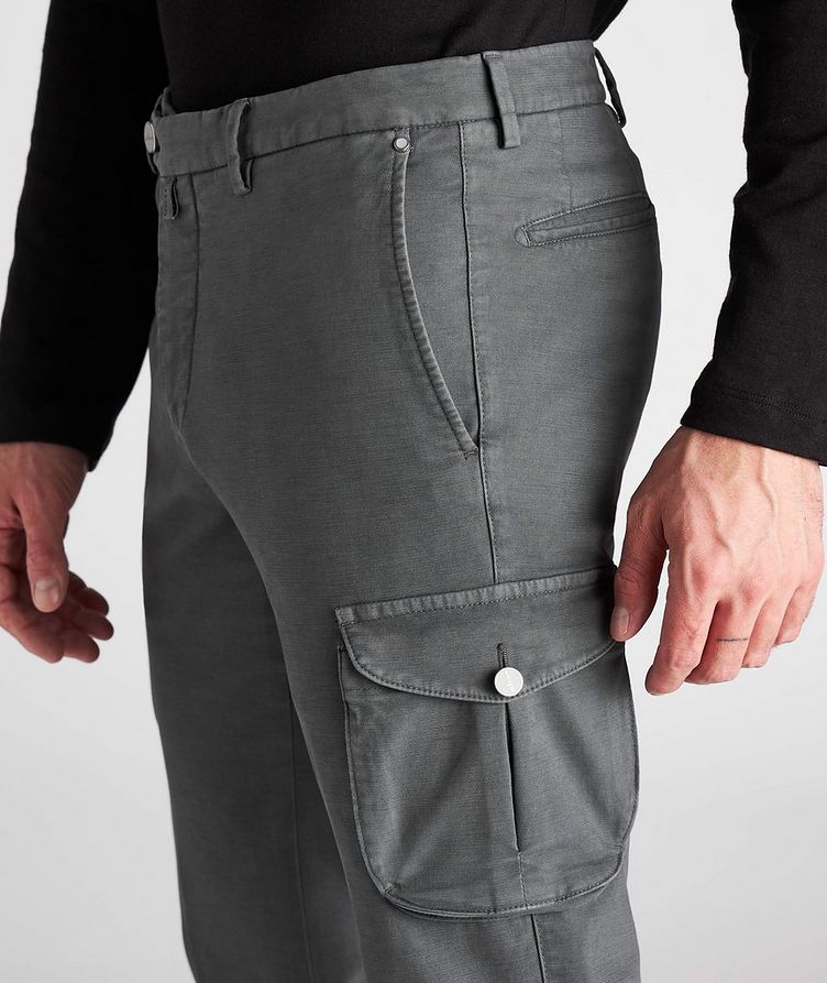 Slim Fit Stretch-Cotton Pants image 4