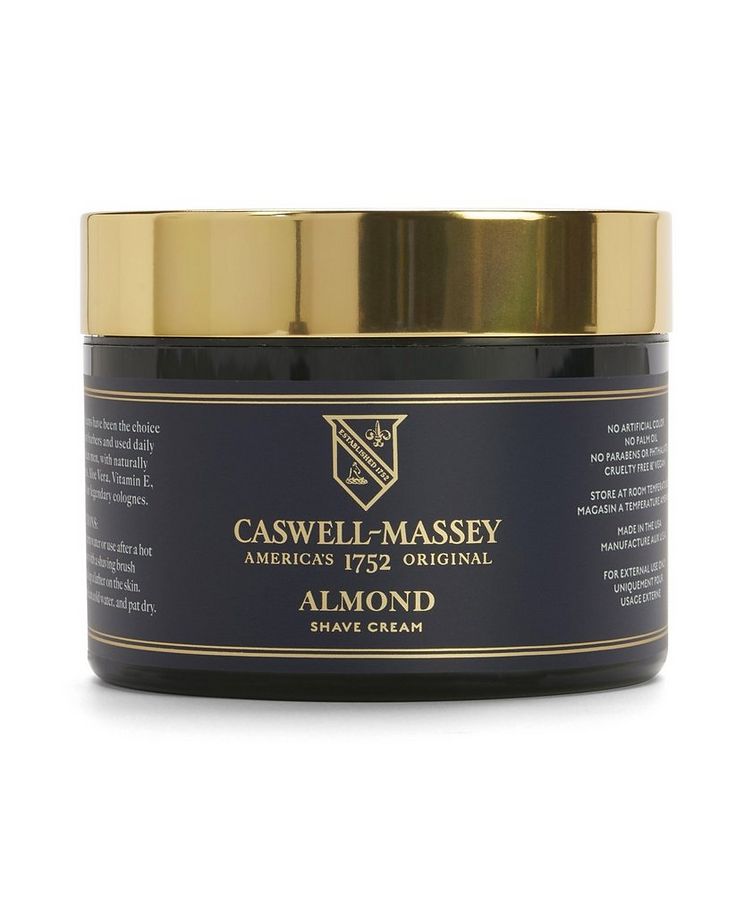 Caswell Massey Heritage Almond Shave Cream in Jar image 0