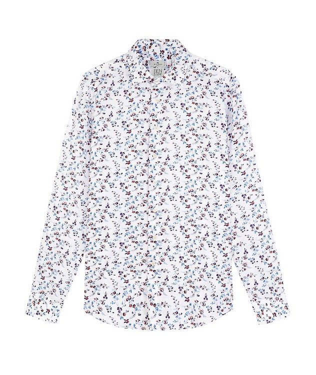 Contemporary Fit Floral Cotton-Blend Shirt picture 2