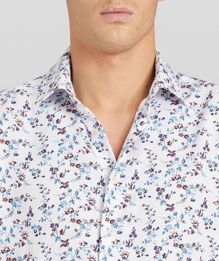 Contemporary Fit Floral Cotton-Blend Shirt image 5