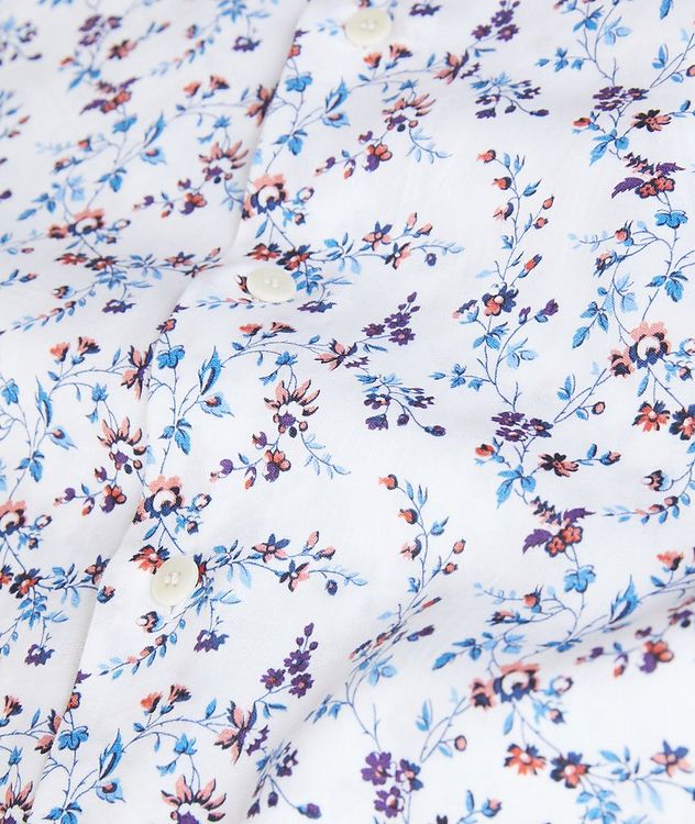 Contemporary Fit Floral Cotton-Blend Shirt picture 7