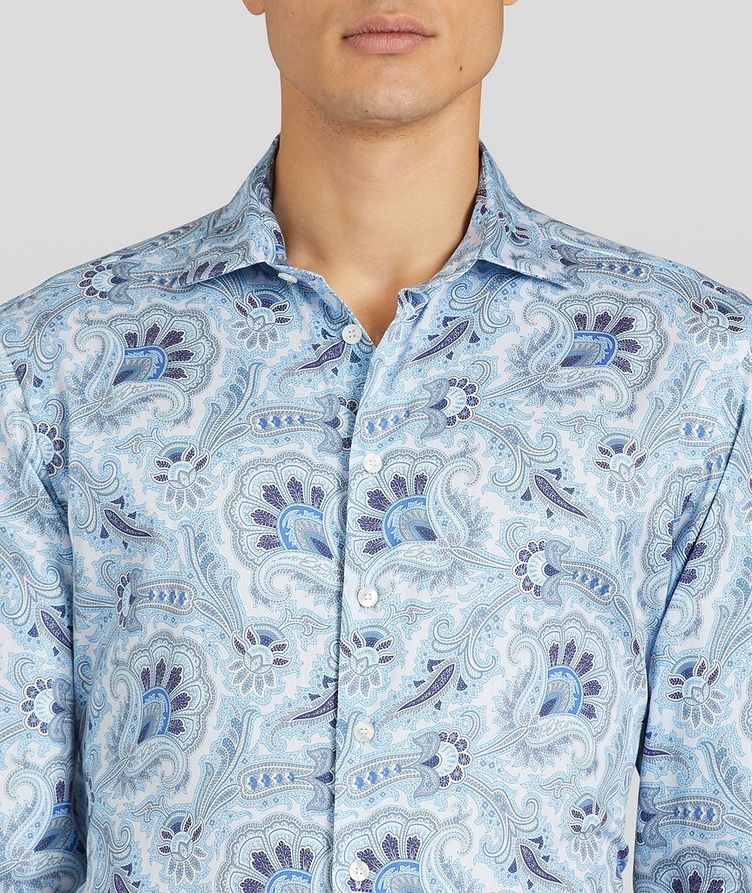 Contemporary-Fit Paisley Cotton Shirt image 3