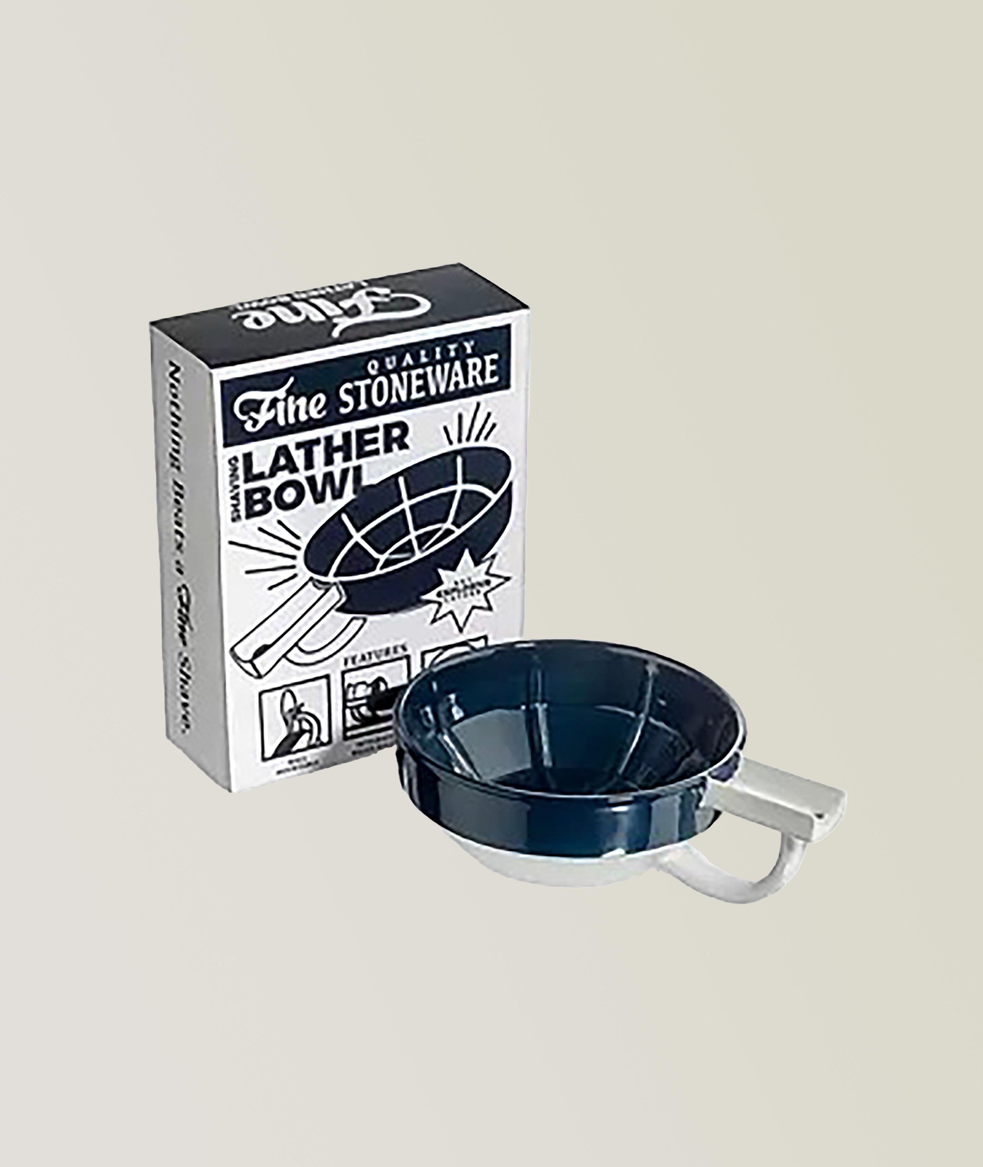 Bol à raser (bleu et blanc) image 0