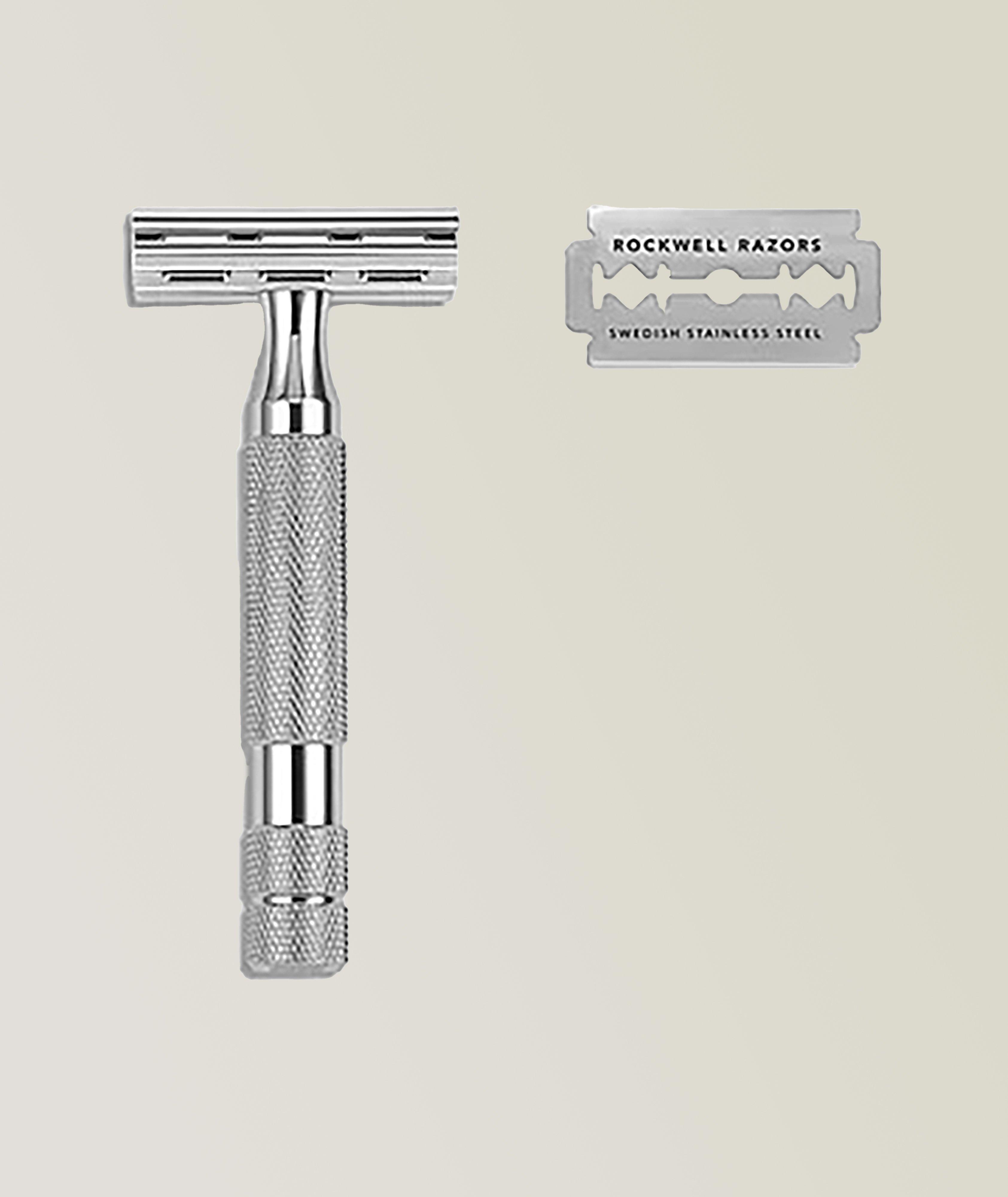 Rockwell Razors Rasoir 2C à double tranchant en chrome blanc