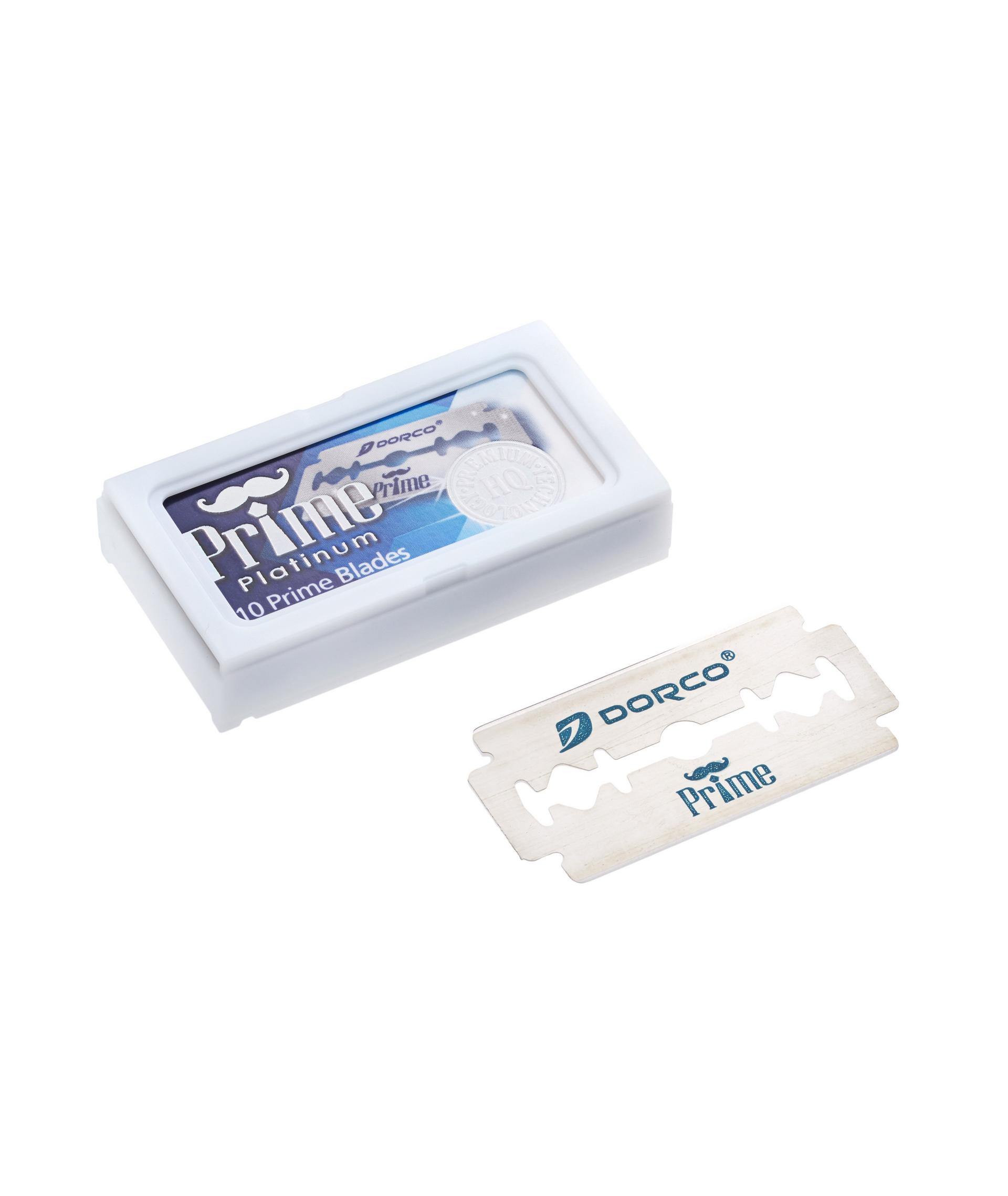 Prime Platinum Stainless-Steel Double-Edge Razor Blades image 0