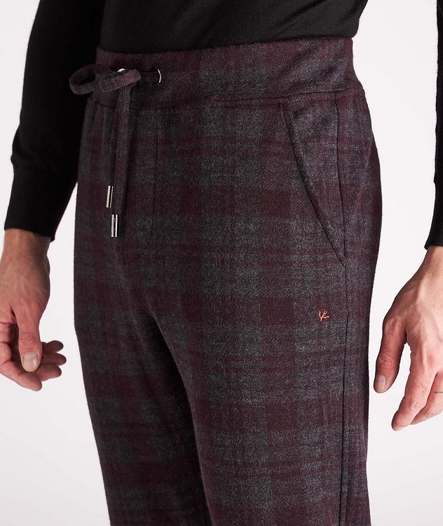 Pantalon sport en laine à motif quadrillé picture 4