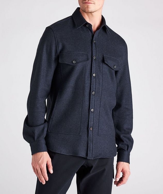 Double-Faced Cashmere Overshirt picture 2