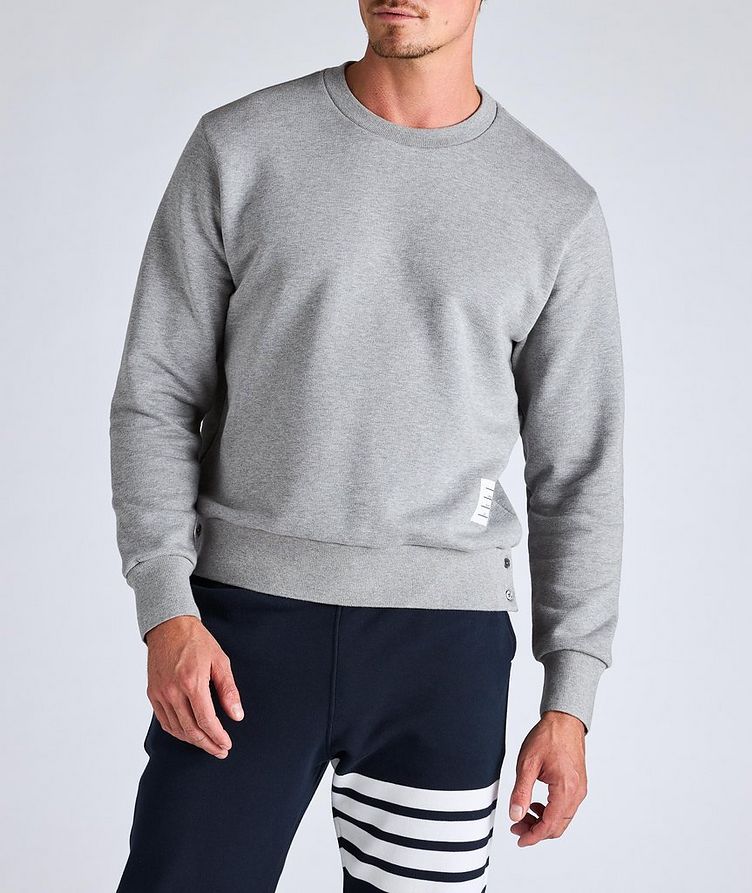 Back Stripe Cotton Sweater image 1