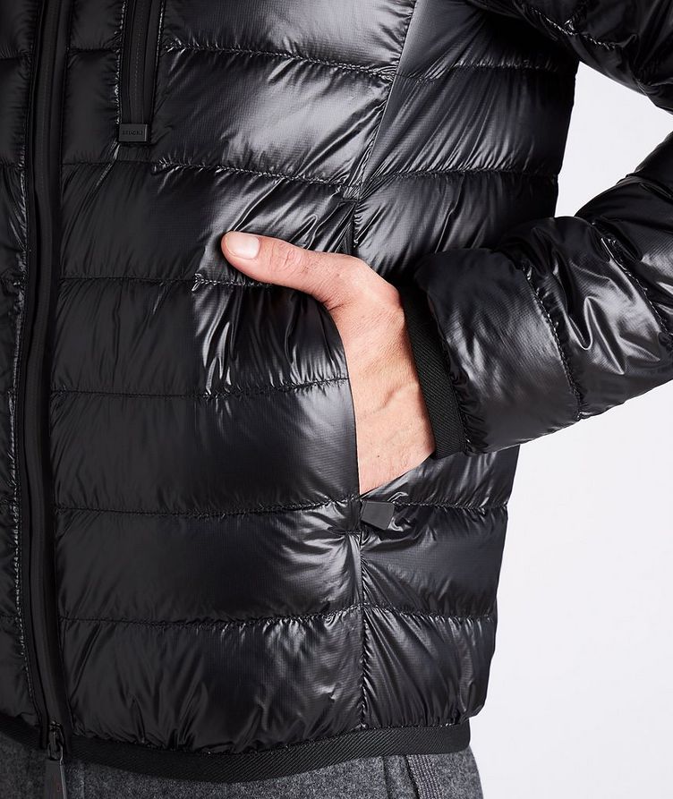 Logo Quilted Down Puffer Jacket image 5