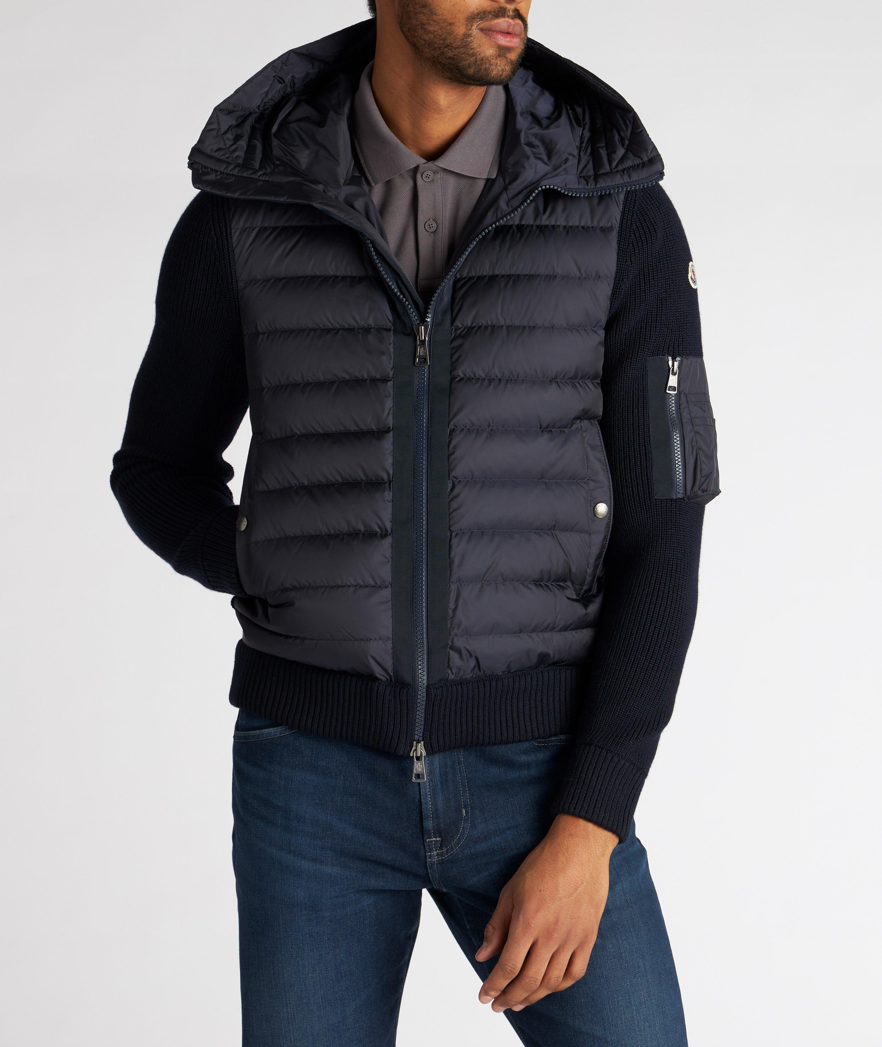 Quilted Down Cardigan Jacket