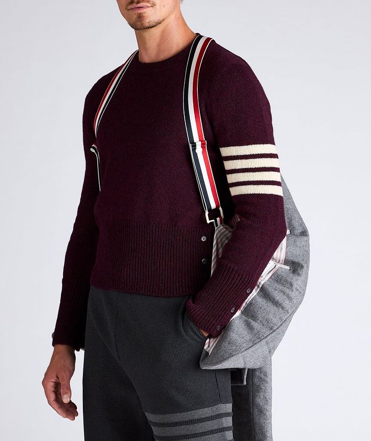 Back Stripe Down Wool-Cashmere Sports Jacket image 4