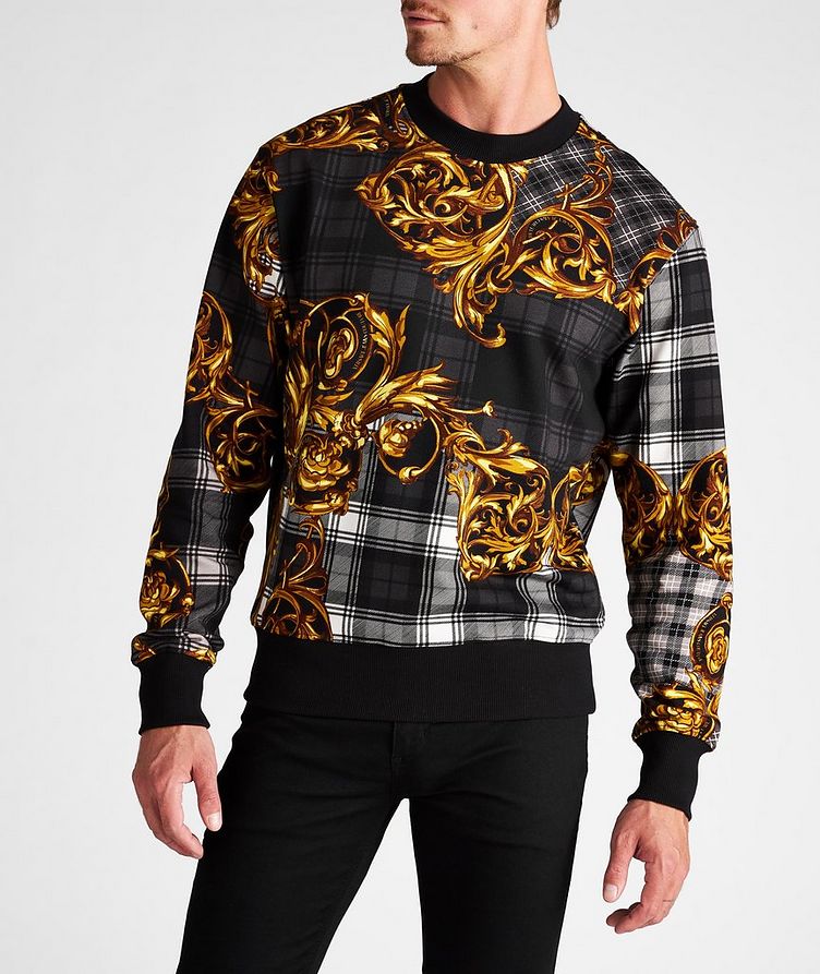 Plaid Baroque Cotton Sweatshirt image 1
