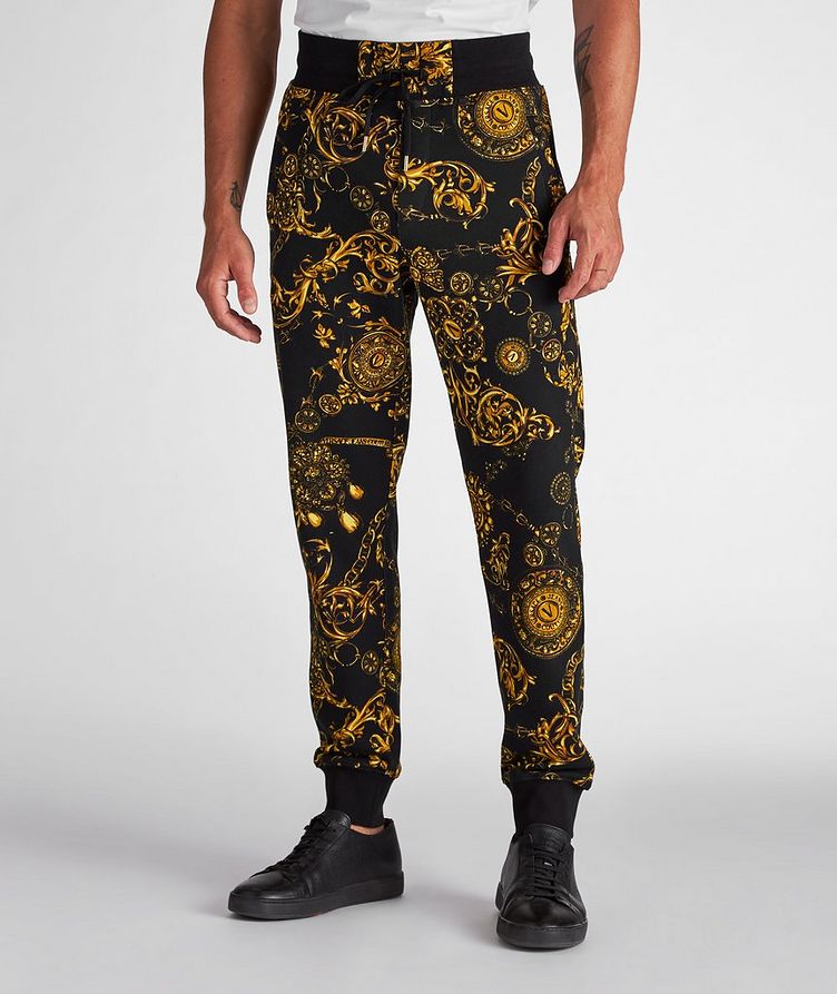 Pantalon sport en coton à motif baroque image 1