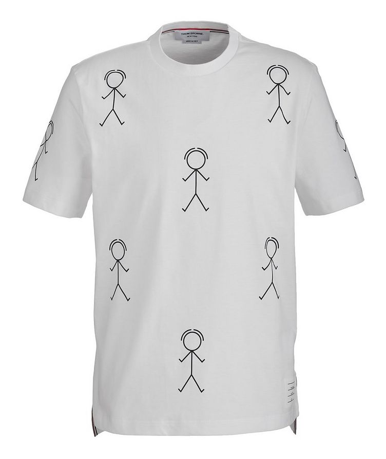 Mr. Thom Icon Print Half Drop Cotton T-Shirt image 0