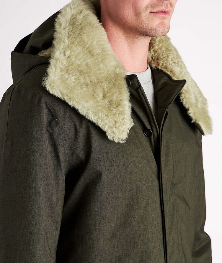 Moscow Homme Wool Shearling Coat image 4