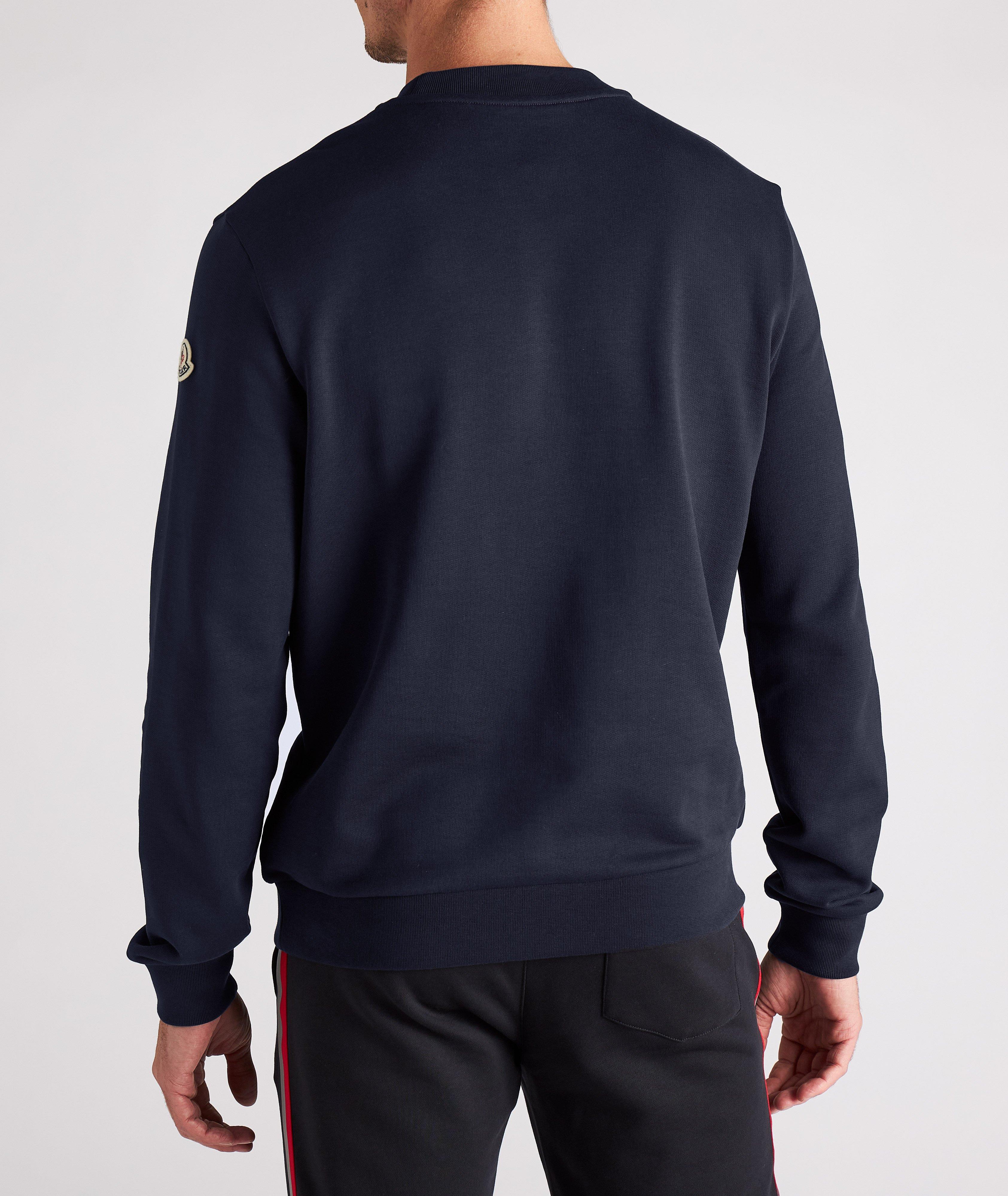 Logo Jacket Patch Cotton Sweatshirt image 2