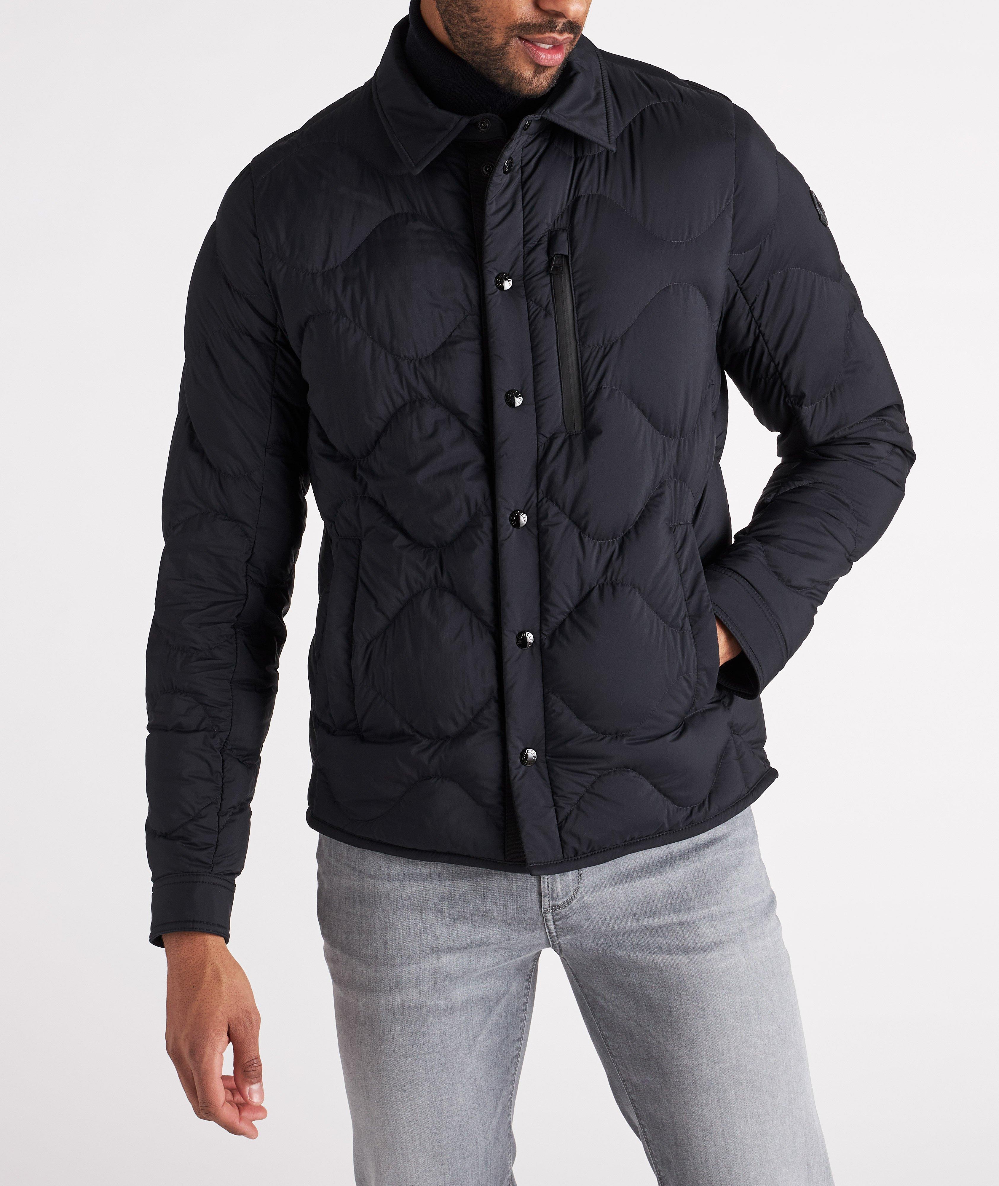 Adeyto Quilted Down Shirt Jacket  image 1
