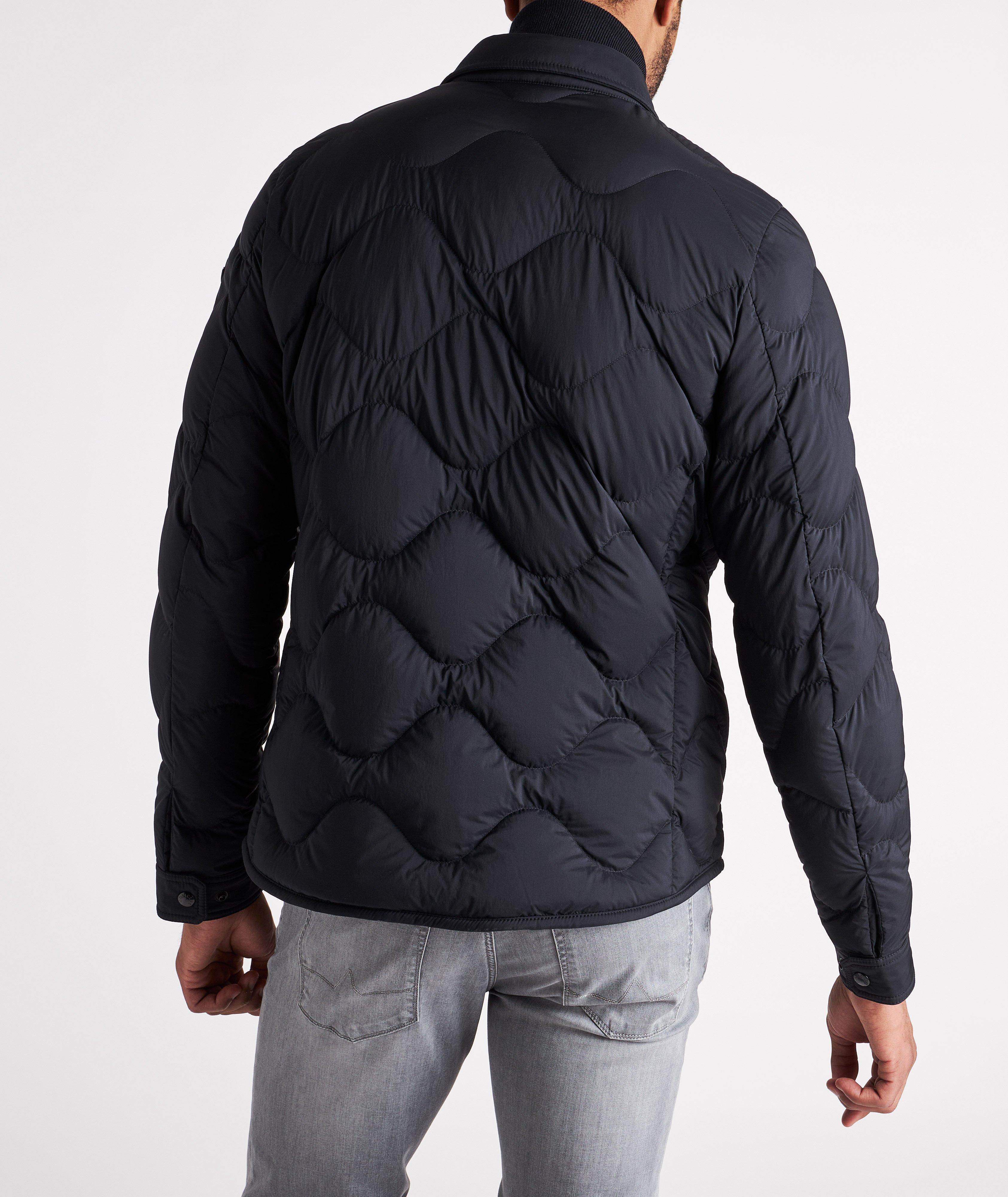Adeyto Quilted Down Shirt Jacket  image 2
