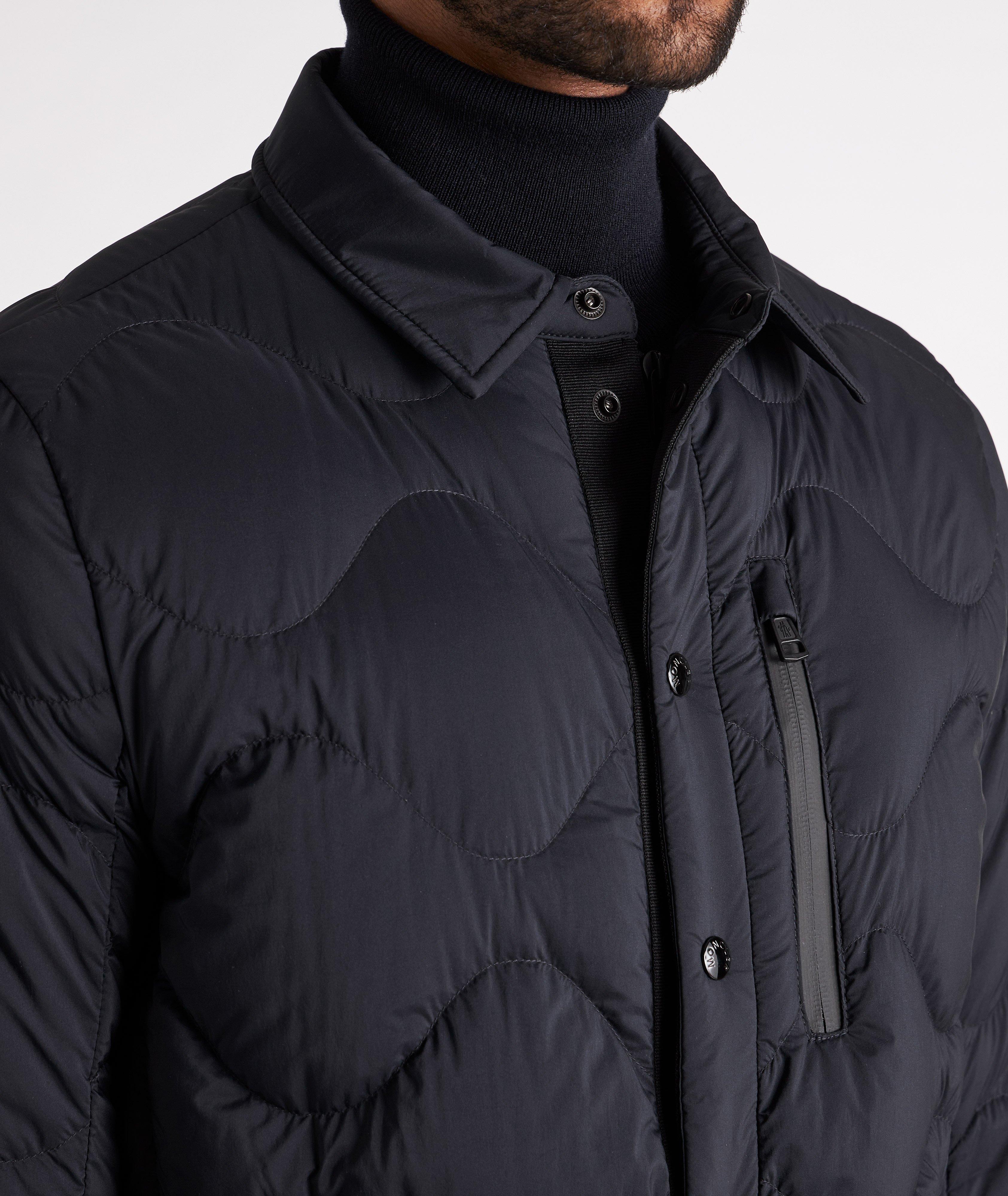 Adeyto Quilted Down Shirt Jacket  image 3