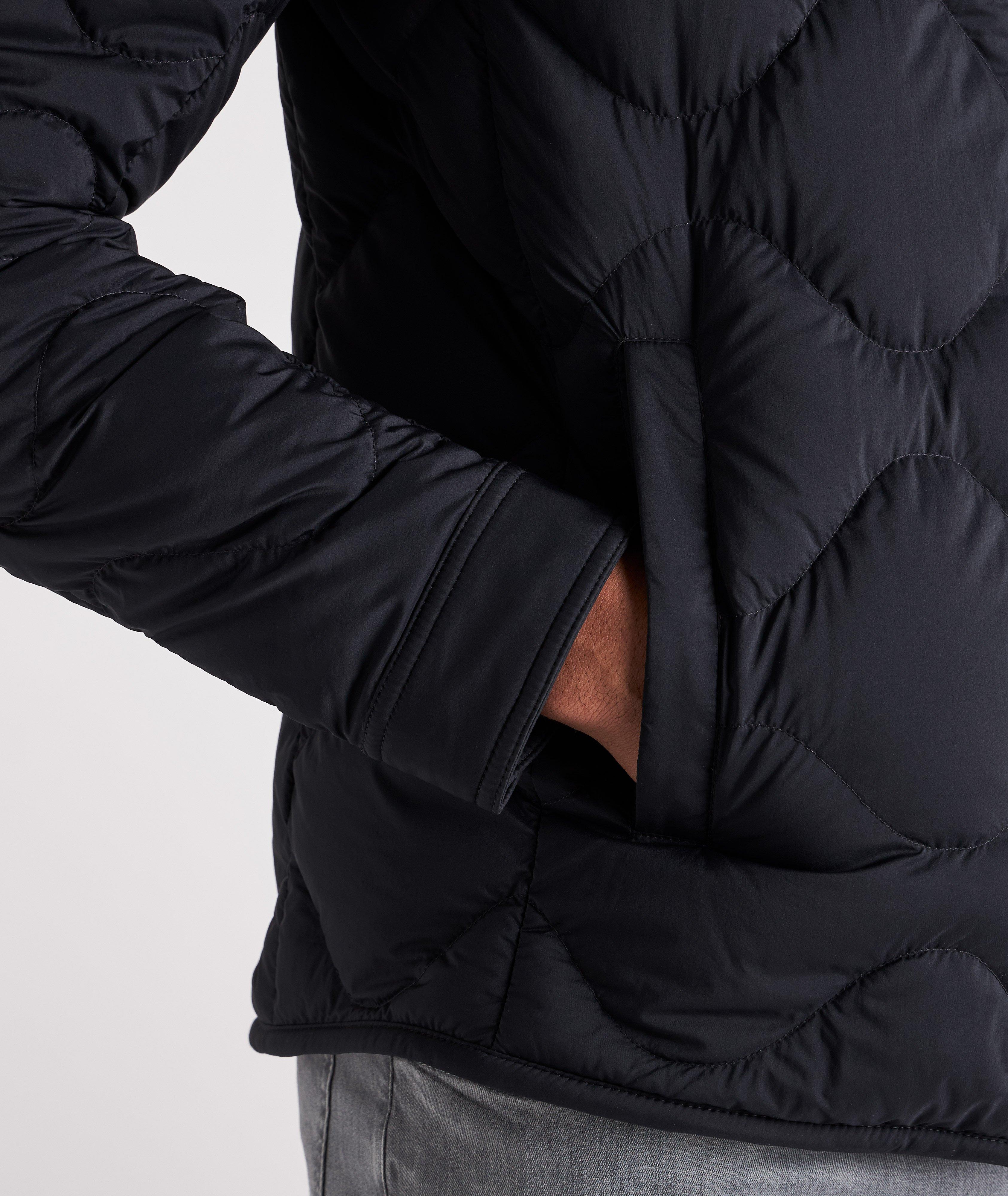 Adeyto Quilted Down Shirt Jacket  image 4