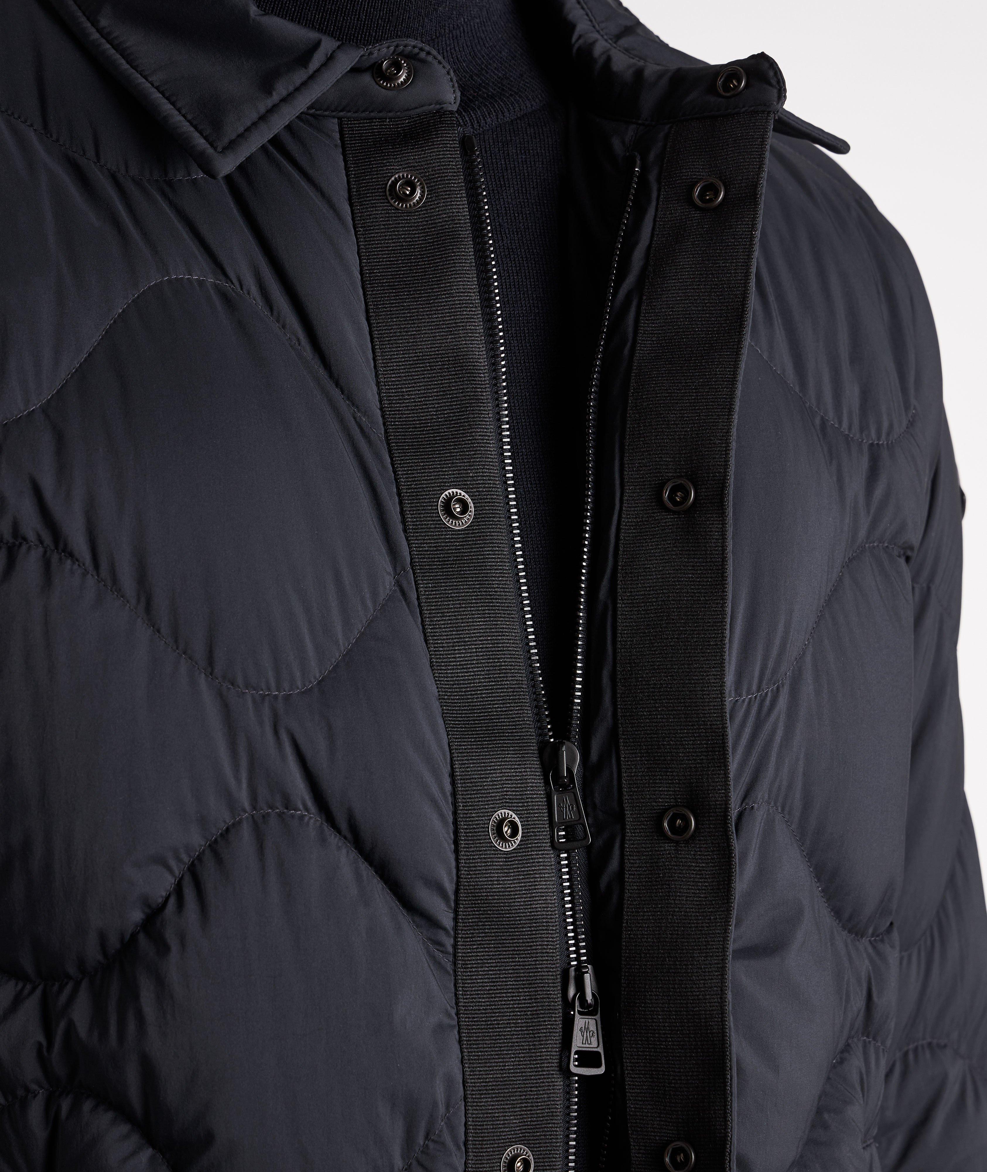 Adeyto Quilted Down Shirt Jacket  image 5