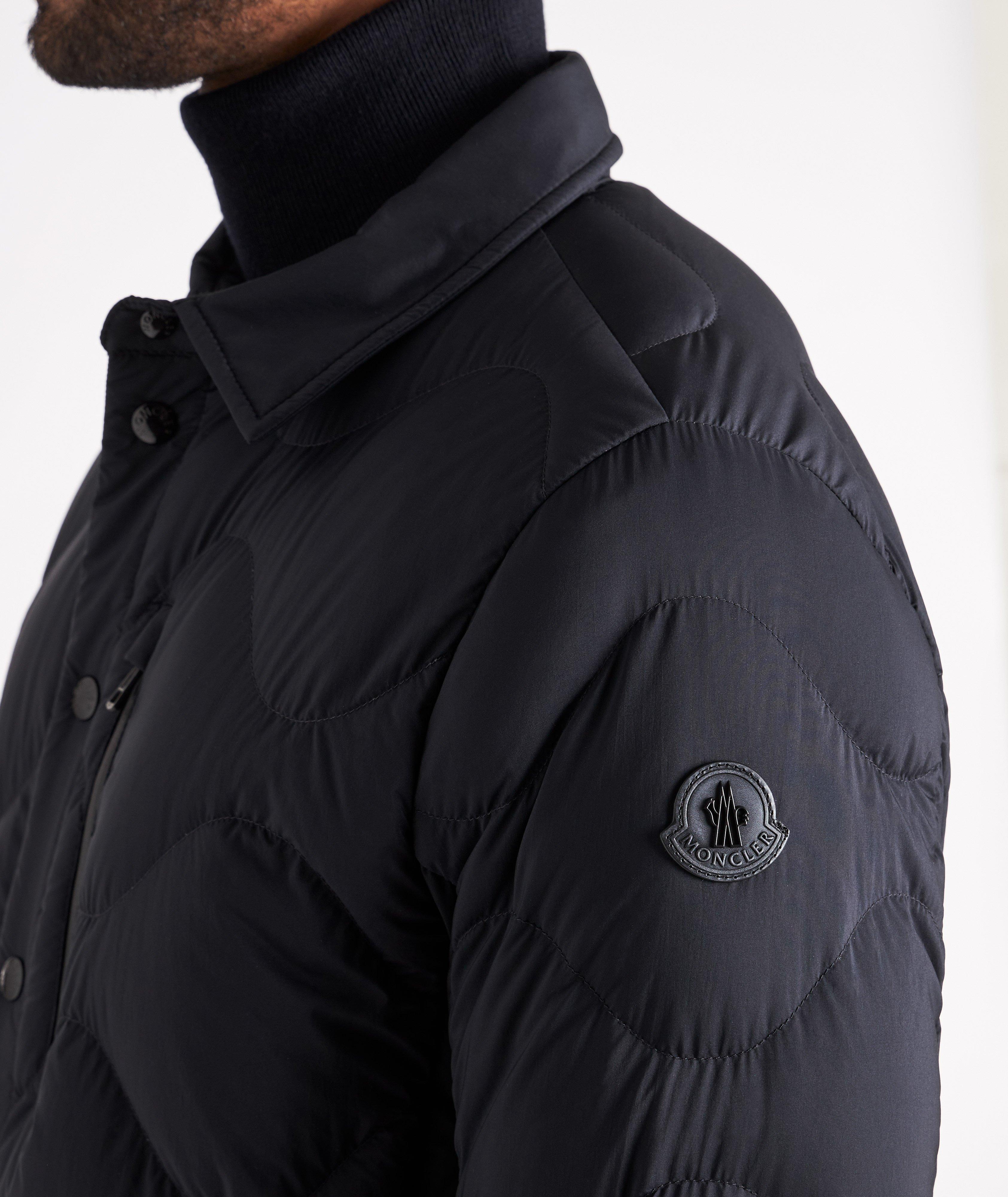 Adeyto Quilted Down Shirt Jacket  image 6