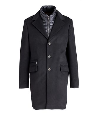 Moorer Harris Wool-Cashmere City Coat