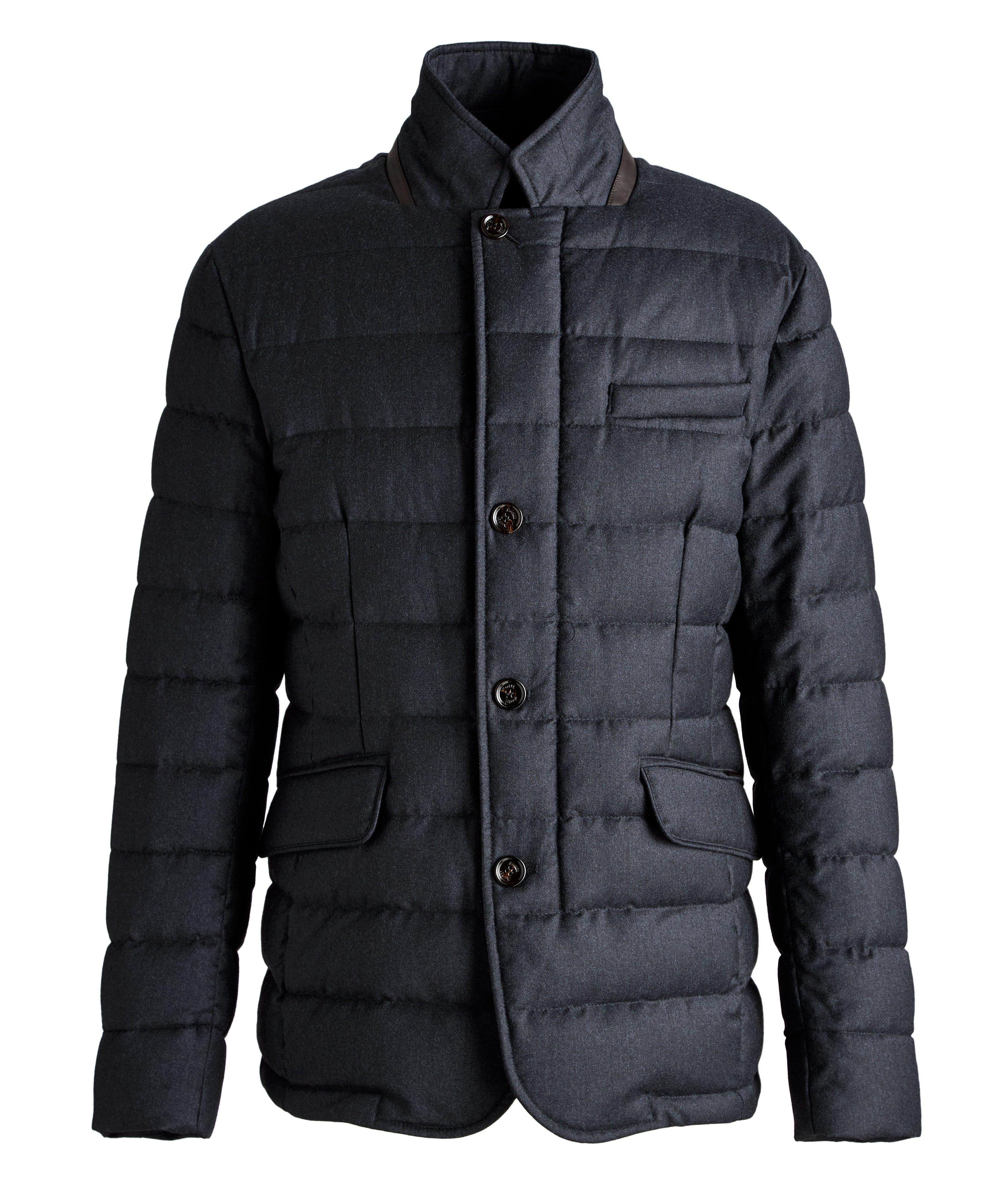 Moorer Zayn Wool-Cashmere Down City Coat | Coats | Harry Rosen