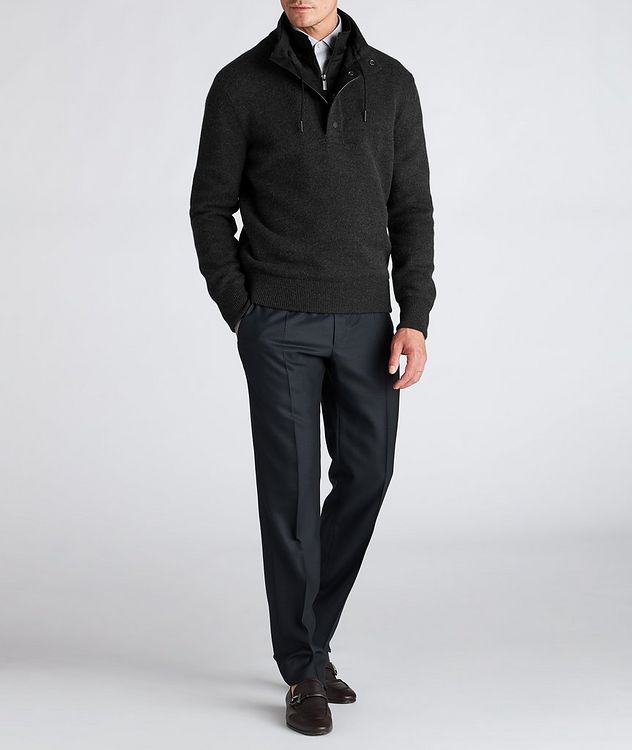 Pure Cashmere Double-Collar Sweater picture 5