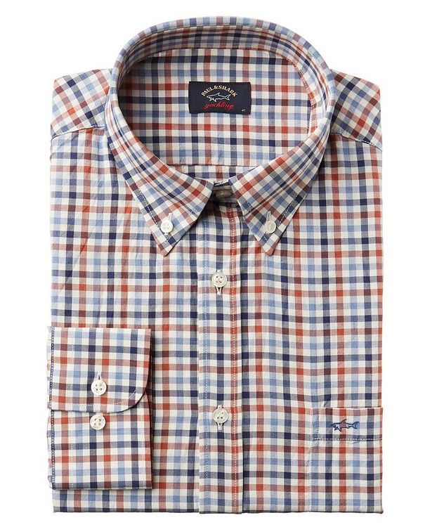 Checked Cotton Sport Shirt picture 1