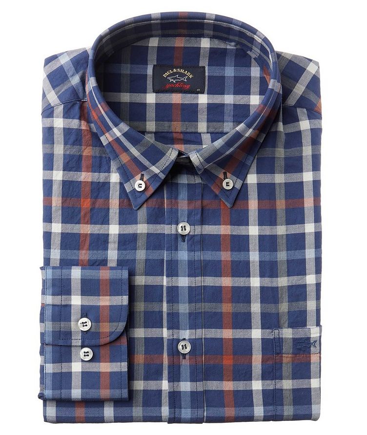 Checked Cotton Sport Shirt image 0