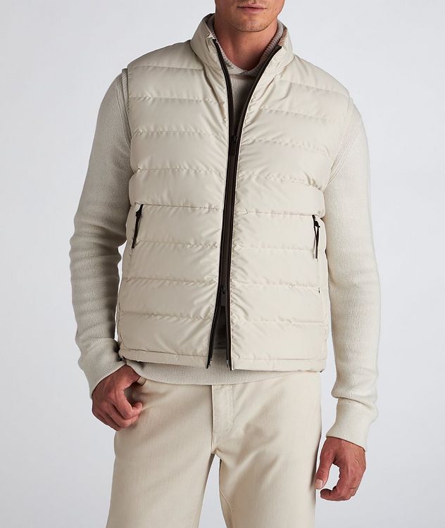 Stratos Water-Repellent Quilted Down Vest picture 2