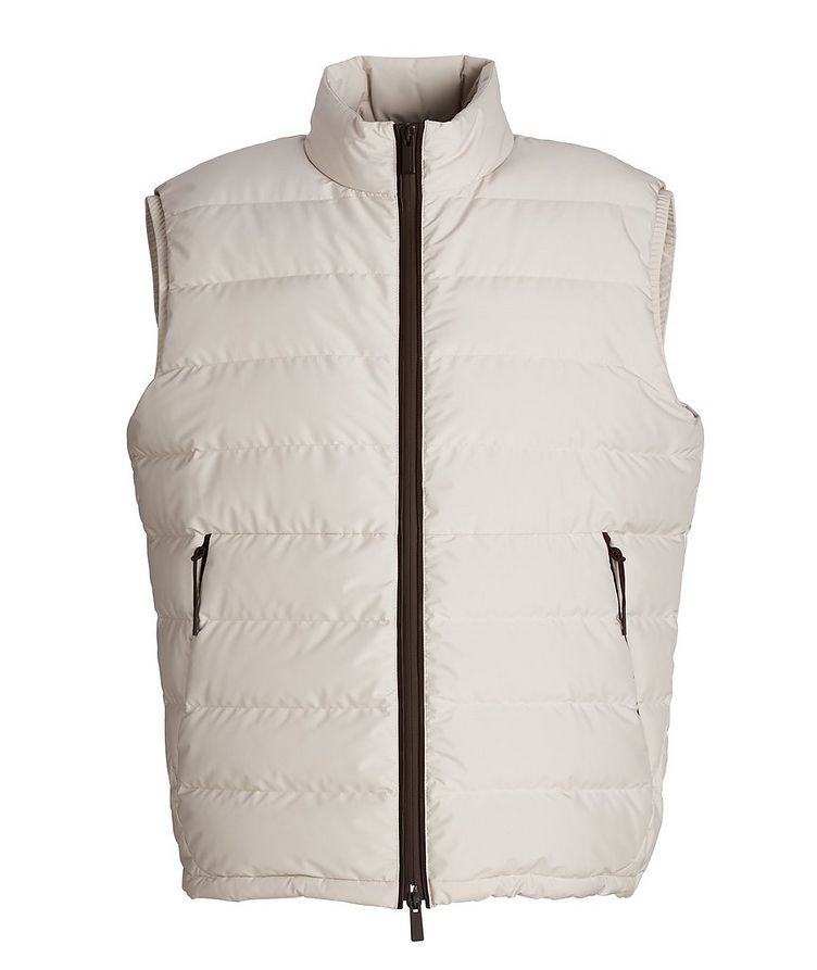 Stratos Water-Repellent Quilted Down Vest image 0