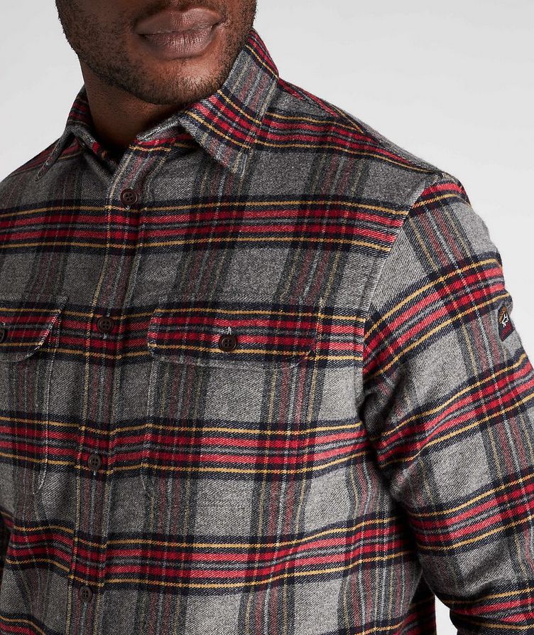 Plaid Wool-Blend Shirt image 3