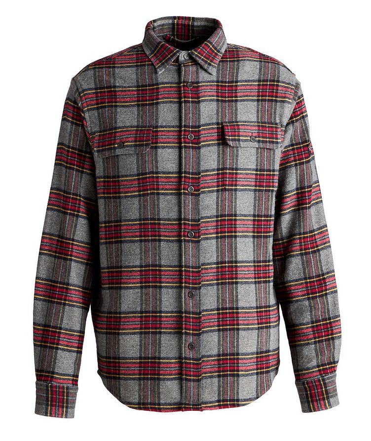 Plaid Wool-Blend Shirt image 0