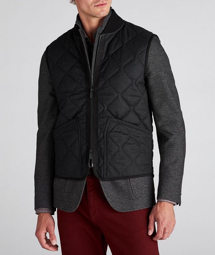 Quilted Flannel Wool Vest image 1