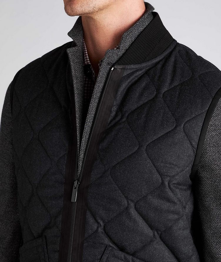 Quilted Flannel Wool Vest image 3