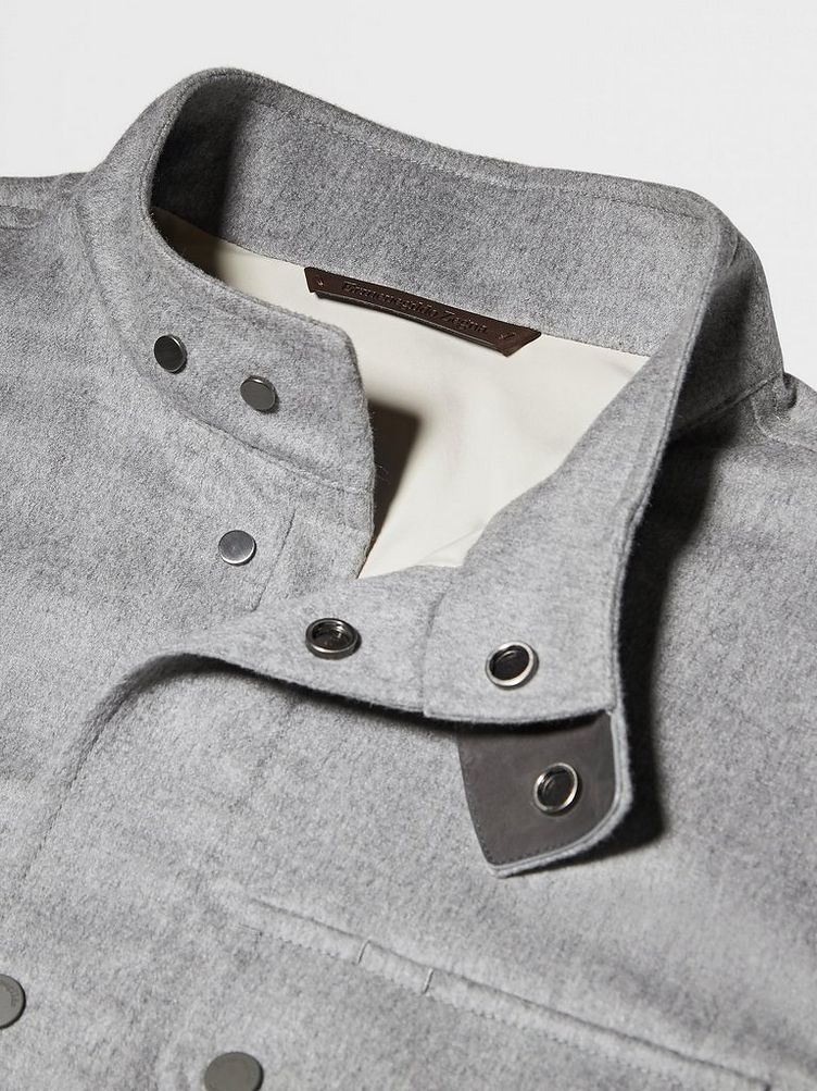 Water-Repellent Cashmere Field Jacket image 3