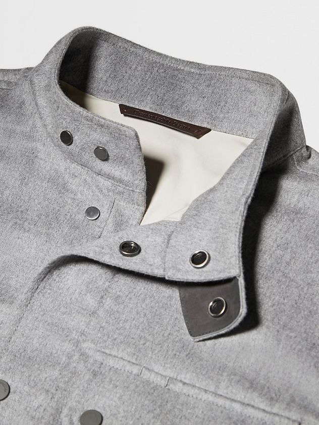Water-Repellent Cashmere Field Jacket picture 4