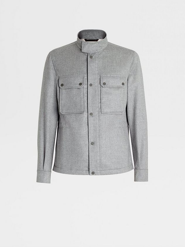 Water-Repellent Cashmere Field Jacket picture 1