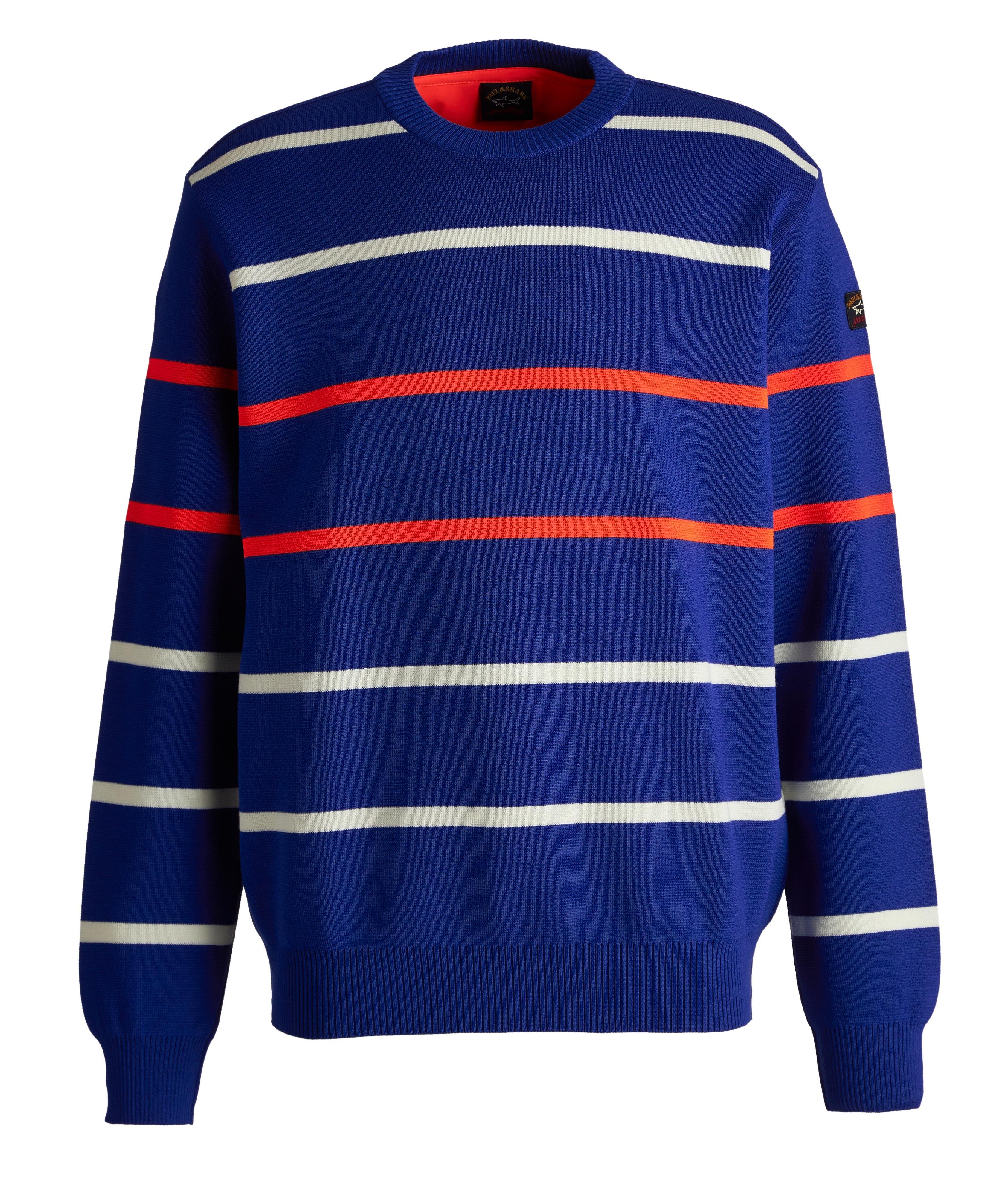 Striped Wool-Blend Sweater image 0