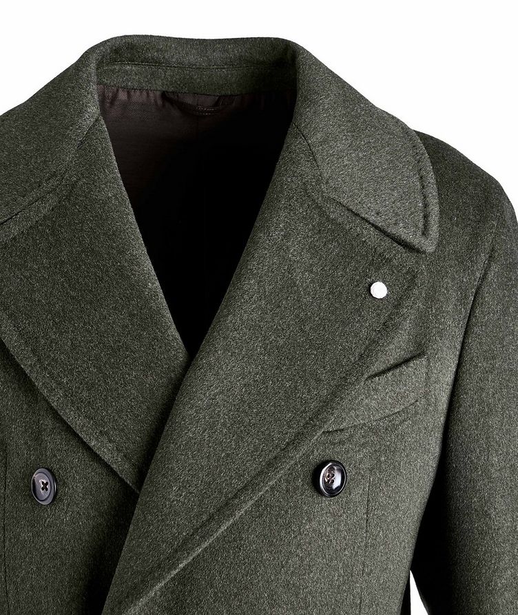 Double-Breasted Wool Overcoat image 2