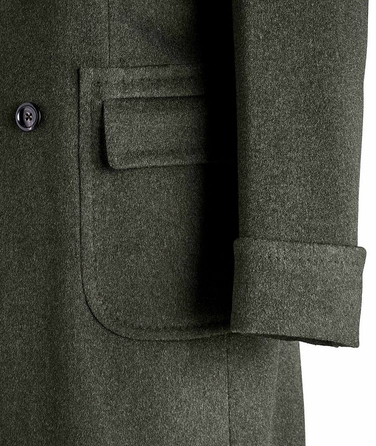 Double-Breasted Wool Overcoat image 3