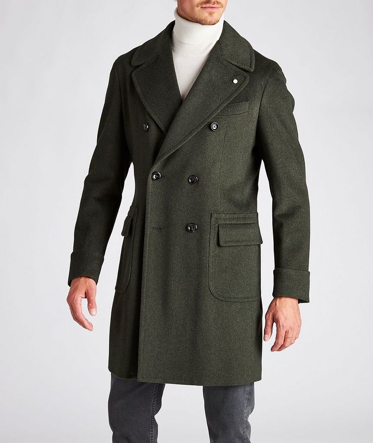 Double-Breasted Wool Overcoat image 5