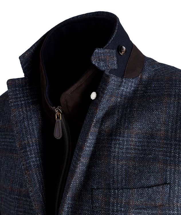 Checked Wool Sports Jacket picture 3