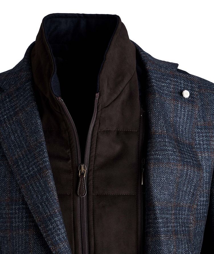 Checked Wool Sports Jacket image 3